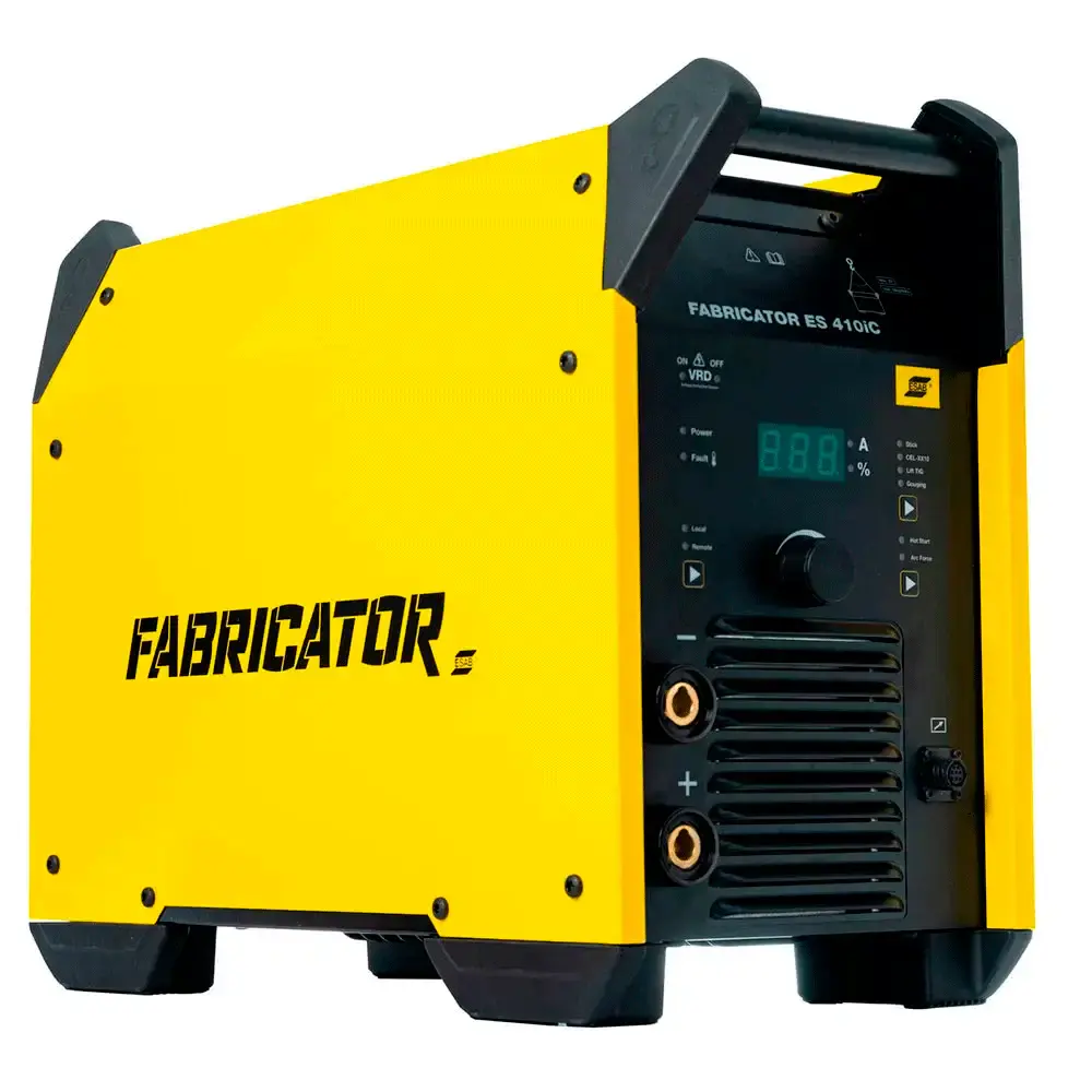 Máquina de solda inversora multiprocesso tig/mma trifásica 380/440V fabricator ES410IC 747094 Esab