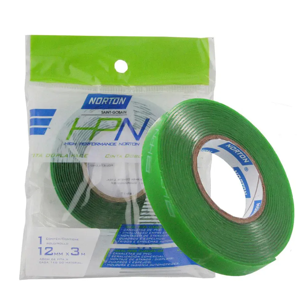 Fita dupla face multiuso hpn transparente 12MMX3M Norton