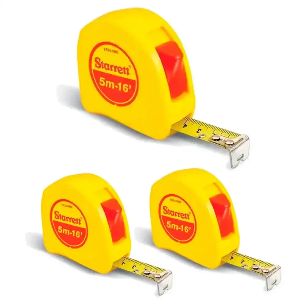 Kit trena de aço 5M com trava 3 unidades KTS34-5ME-S Starrett