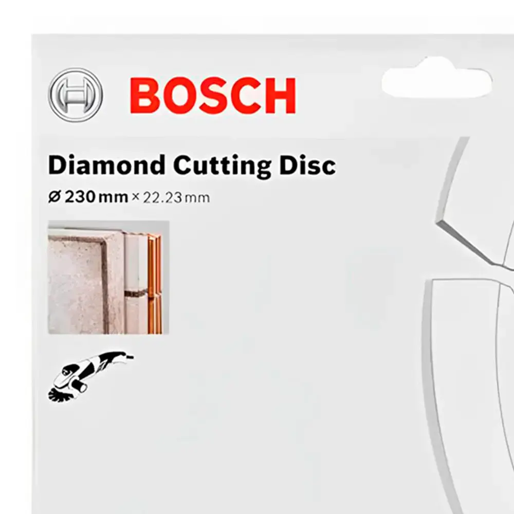 Disco diamantado segmentado 230X22.23MM 2608615031 2 peças Bosch — fotografia 6