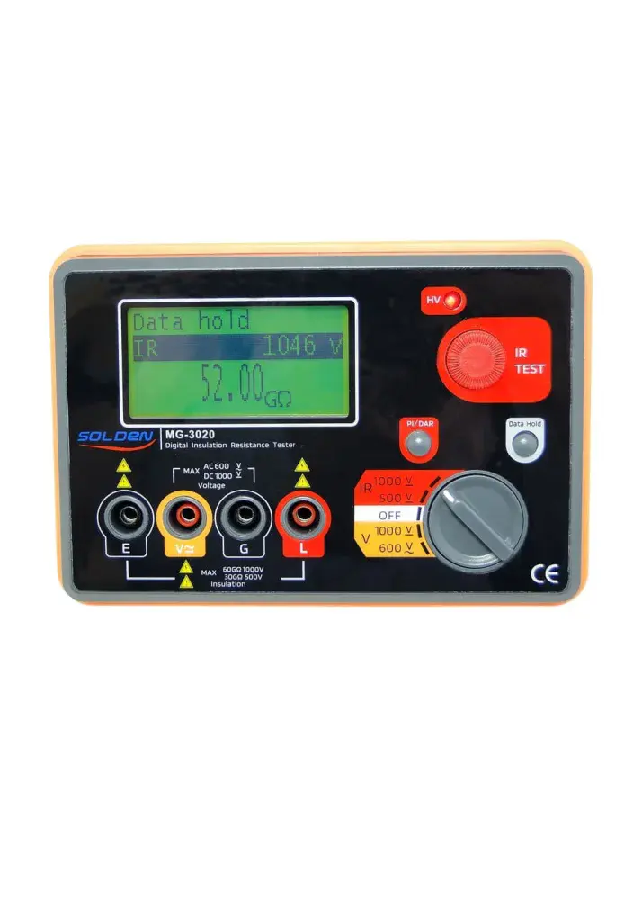 Megôhmetro digital MG-3020 500V/1000V Solden