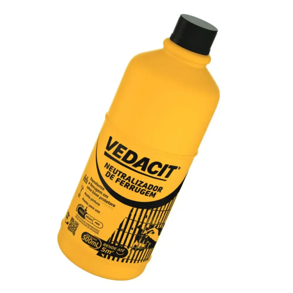 Neutralizador ferrugem vedacit 500 ML para metais ferrosos otto Tapmatic — fotografia 5