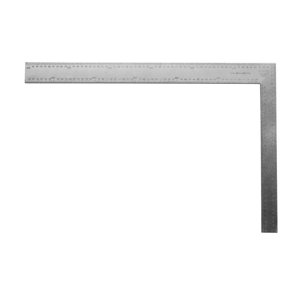 Esquadro para carpinteiro aço métrica 24X16”2 610X406MM Stanley — fotografia de referência