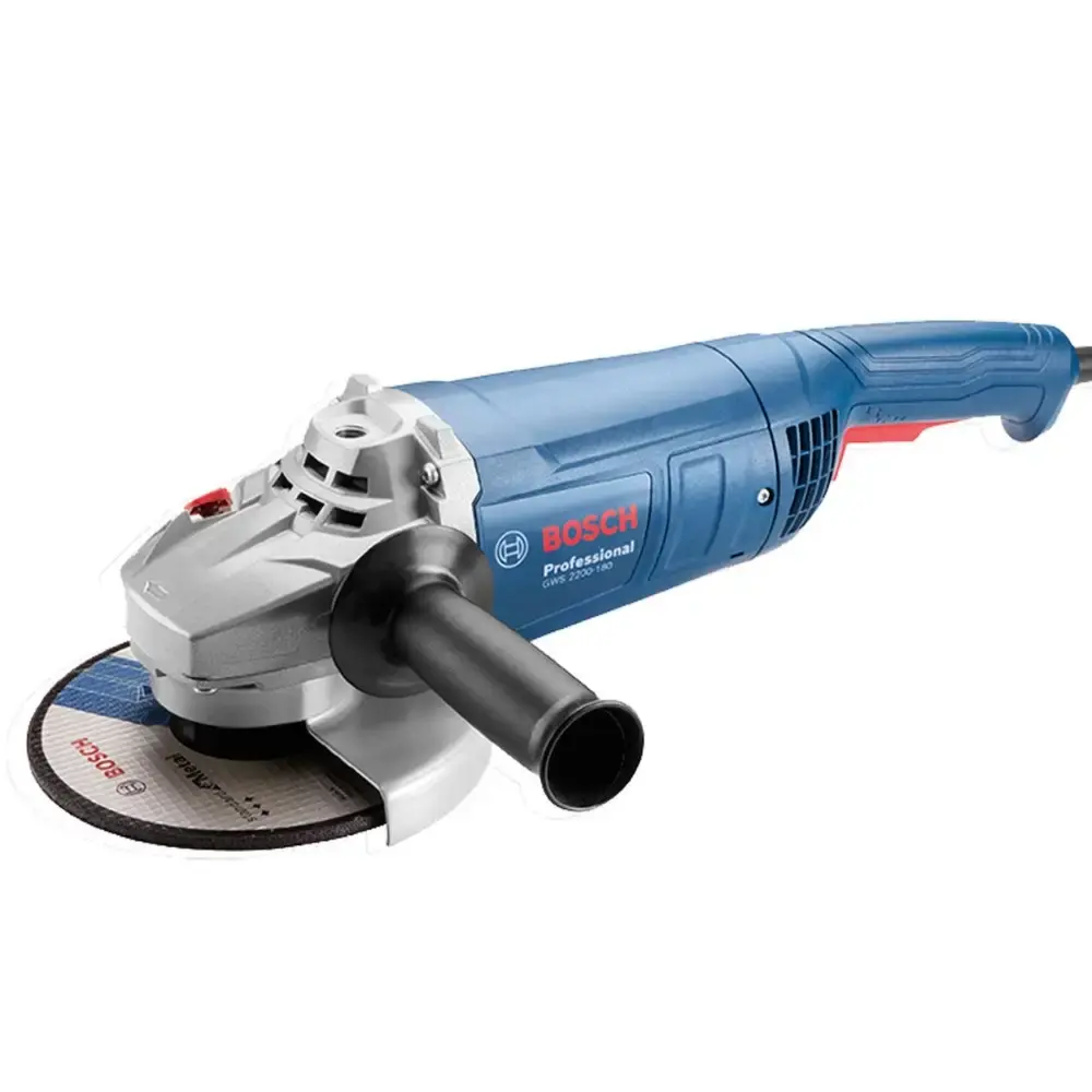 Esmerilhadeira angular 4.1/2 POL GWS850 e esmerilhadeira 7 POL GWS 2200-180 vulcano Bosch 110 V — fotografia 4