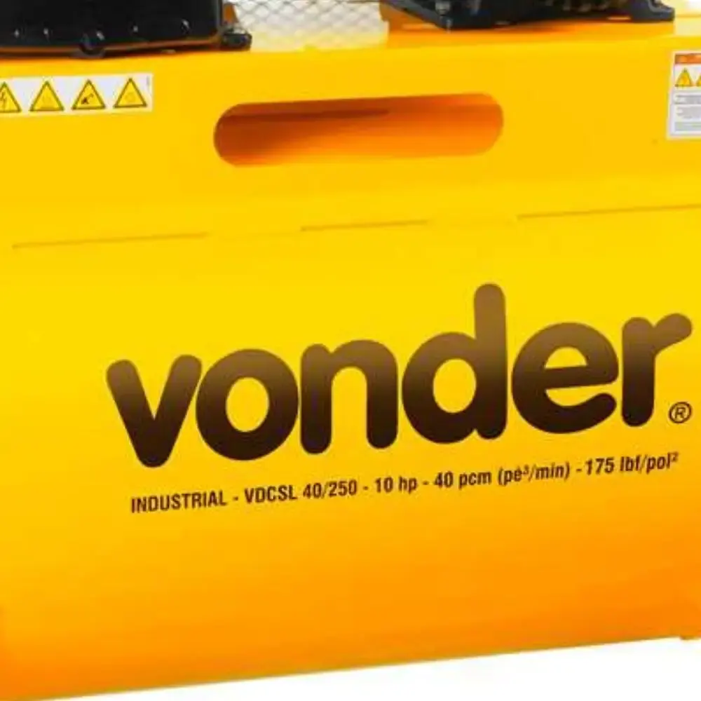 Compressor de ar VDCSL-40/250 10,0CV trifásico Vonder — fotografia 3