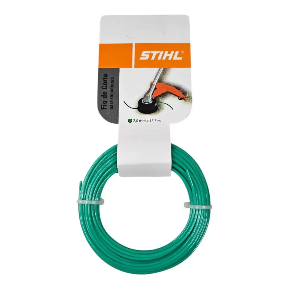 FIO DE NYLON REDONDO 2,0MM X 15,3M VD stihl — fotografia de referência