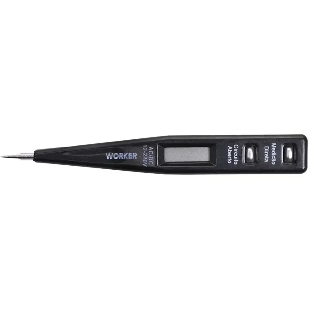 Chave teste digital de voltagem 12V a 220V Worker — fotografia 6