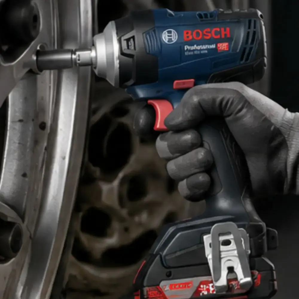 Chave de impacto a bateria 18V 400 nm 1/2 POL com 2BAT e carregador 220V GDX18V-400 Bosch — fotografia 7