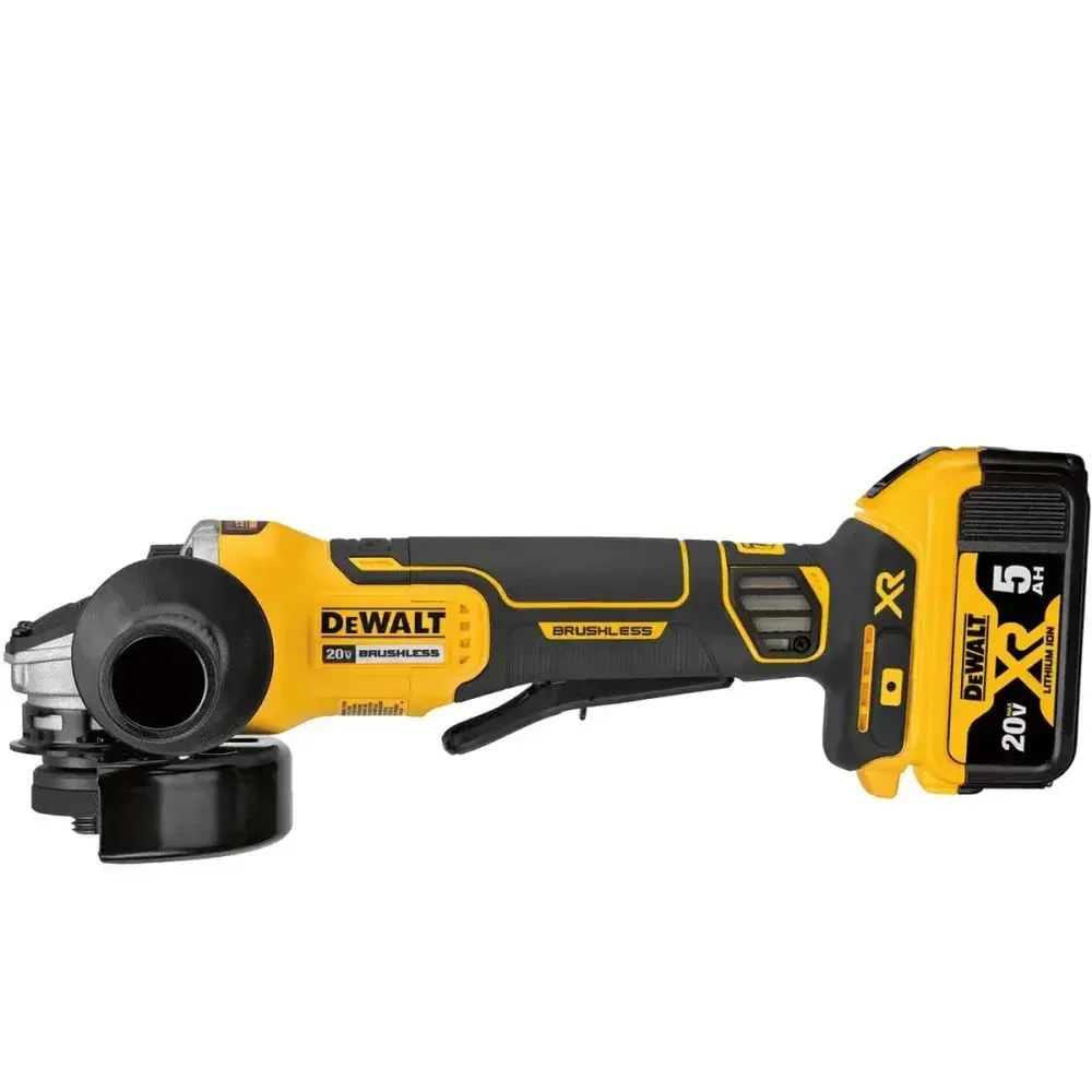 Esmerilhadeira angular a bateria 4 1/2-5 20V 127V max Dewalt — fotografia 4