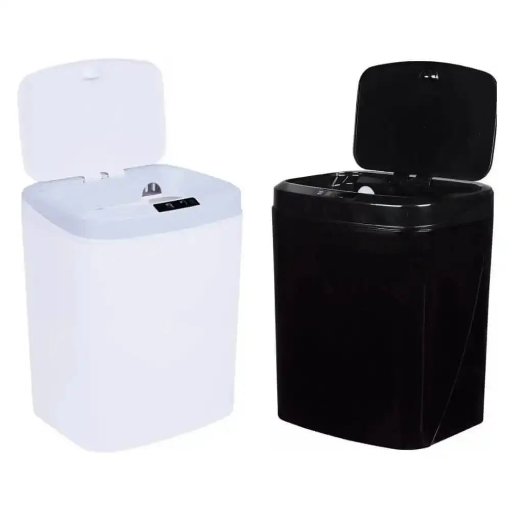 Lixeira automática sensor de aproximação 16 litros com USB Kala Branco — fotografia 2