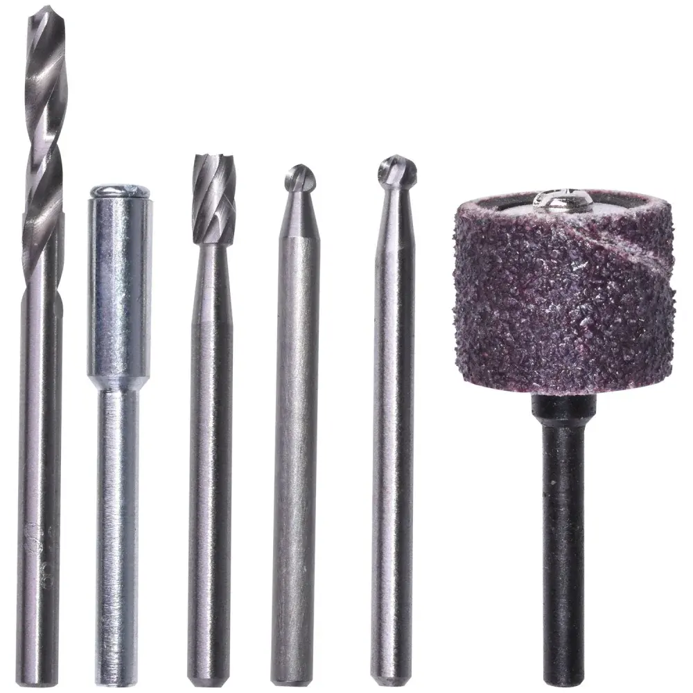 Kit para mini retífica 20 peç para madeira Dremel — fotografia 5