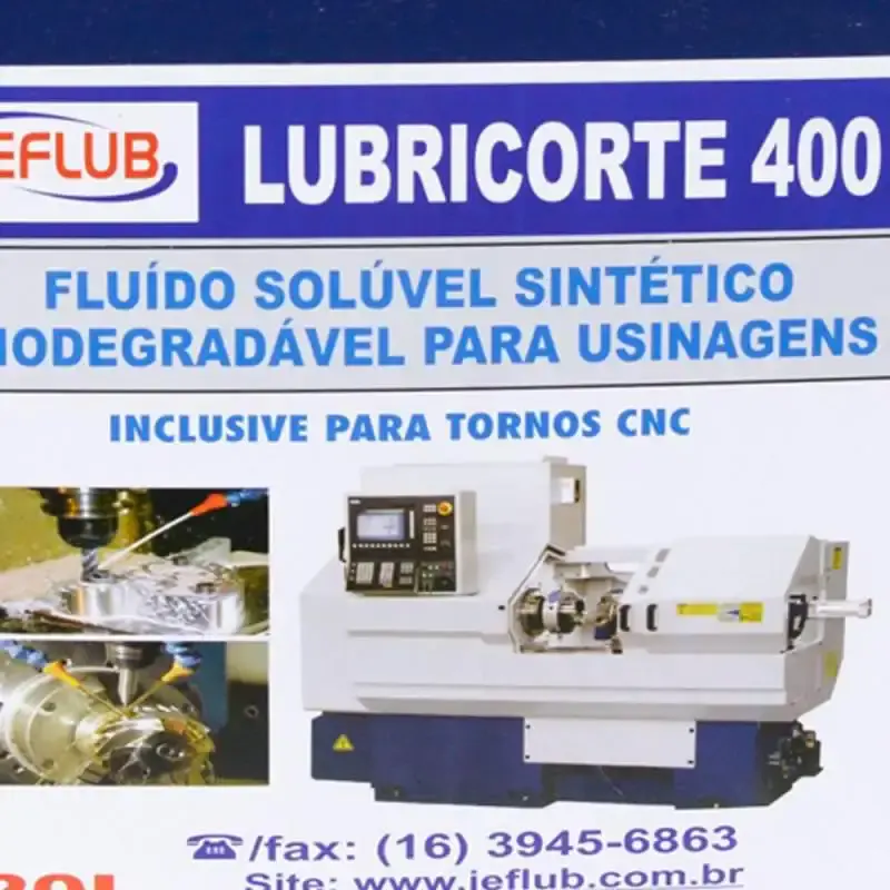 Óleo solúvel sintético biodegradável para usinagens lubricorte 400 20 litros jeflub — fotografia 3