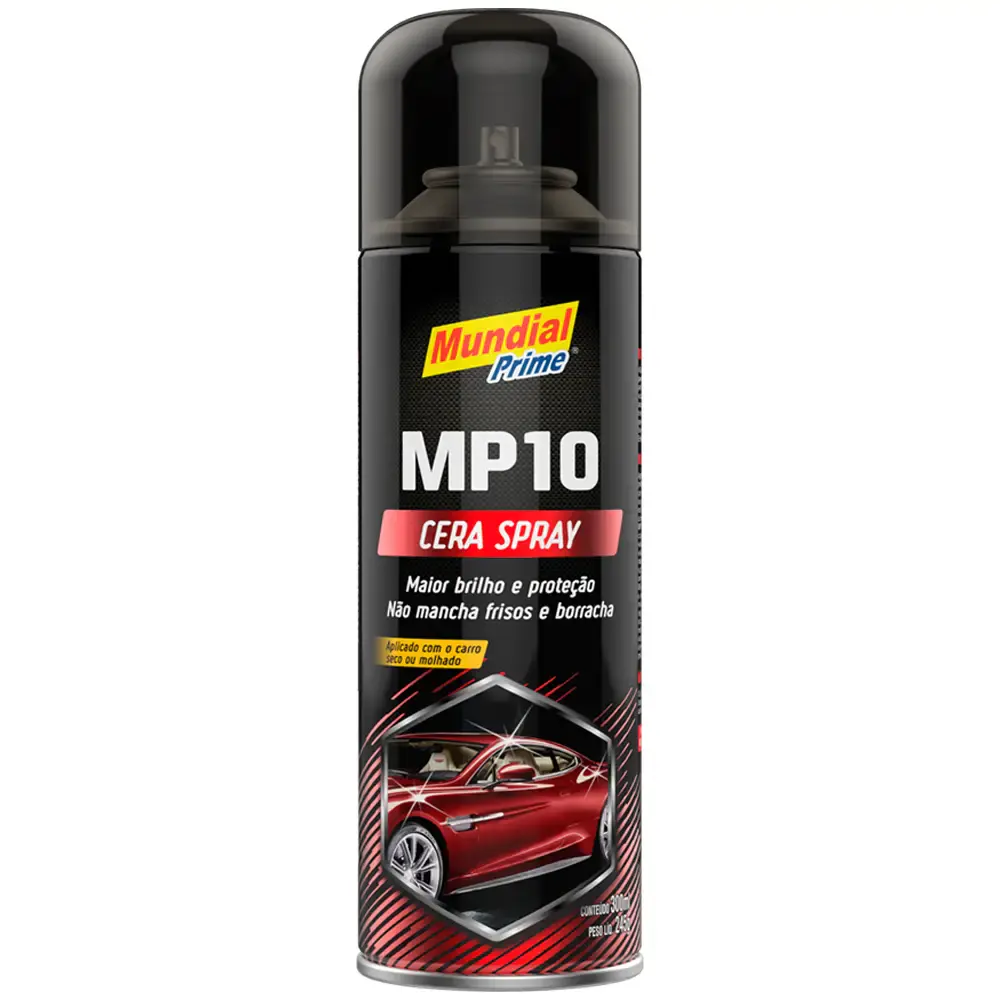 Cera Automotiva em Spray 300 ml MP10 Mundial Prime