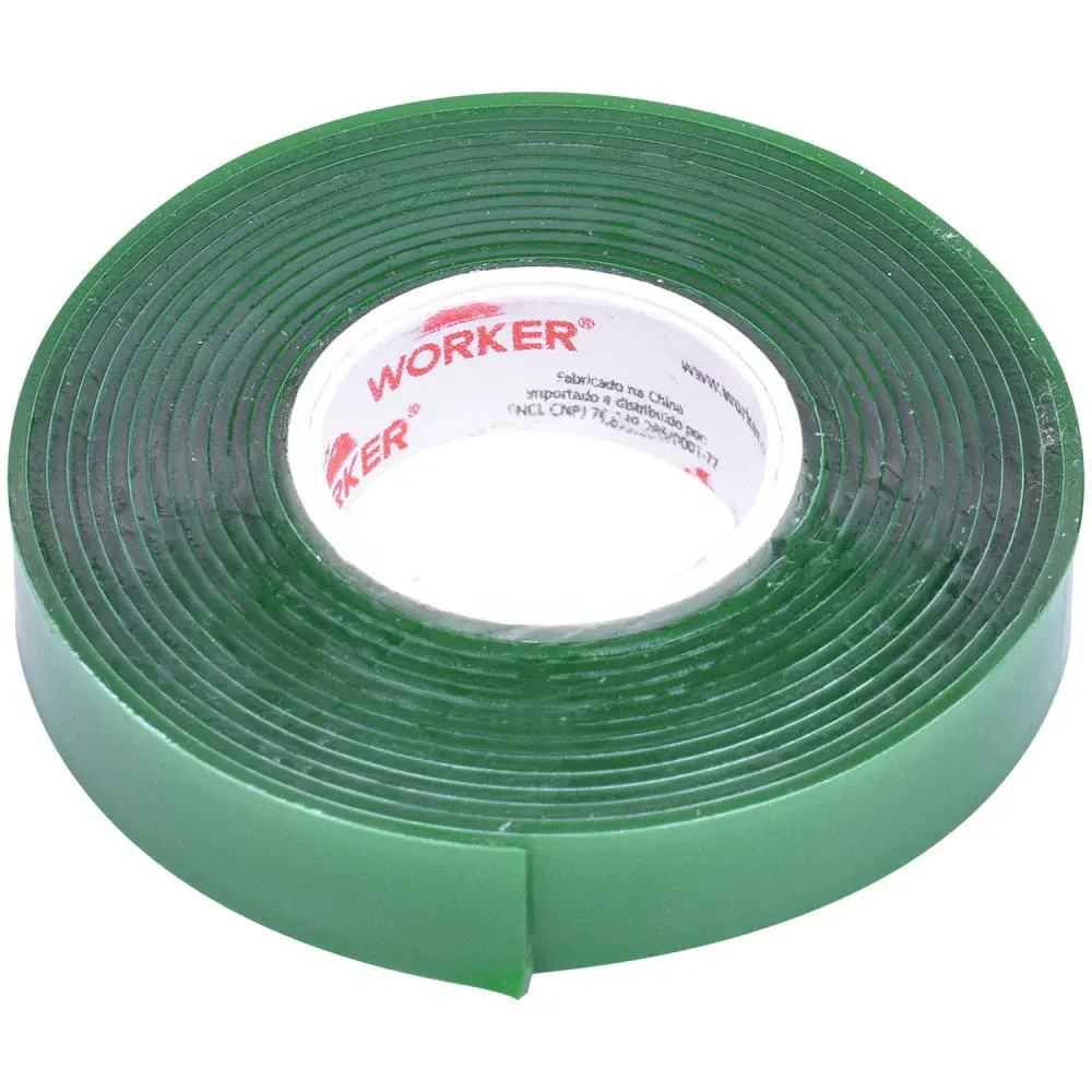 Fita dupla face 12MMX2M transparente Worker