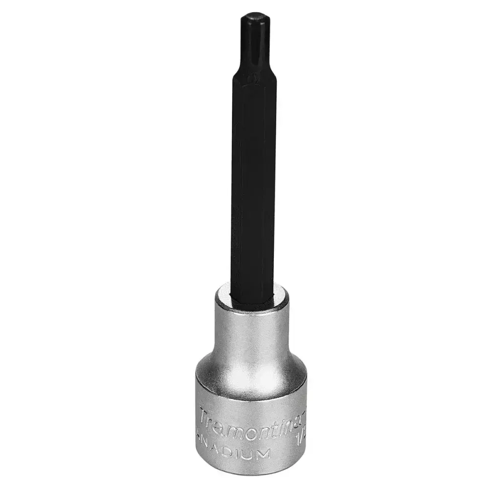 Soquete longo em aço cromo vanádio ponta ribe 6 mm - encaixe 1/2 Tramontina 44866106 — fotografia 3