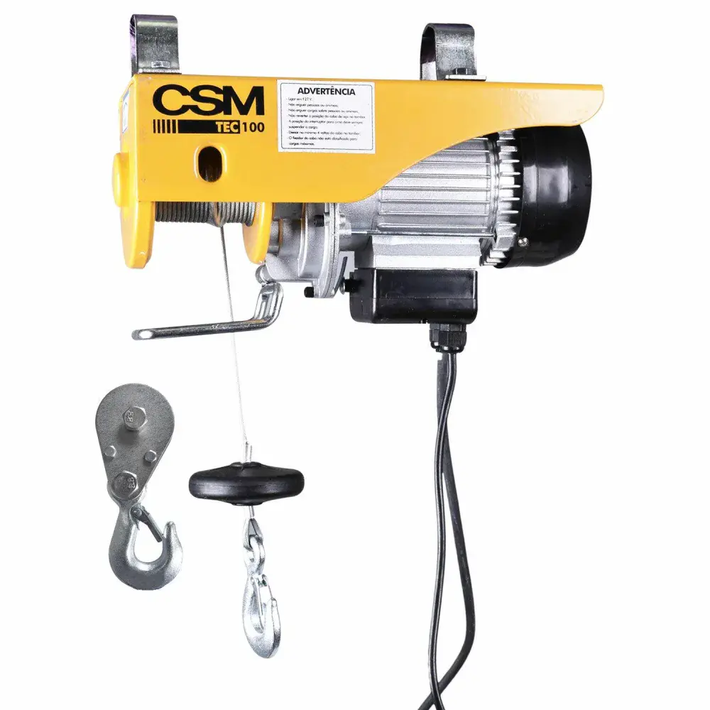 Guincho elétrico de cabo de aço TEC100/200 127V CSM