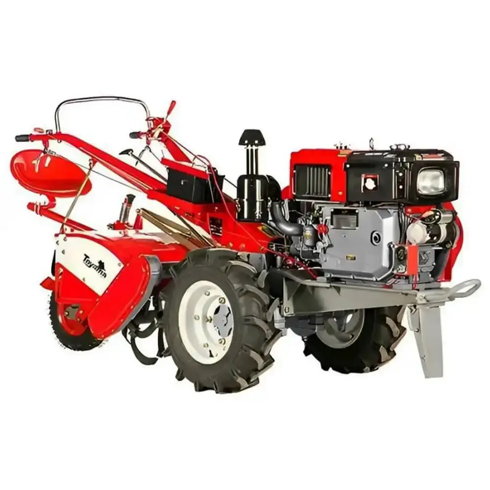 Micro trator motocultivador à diesel 16.5 HP partida elétrica TDWT80E Toyama — fotografia 6