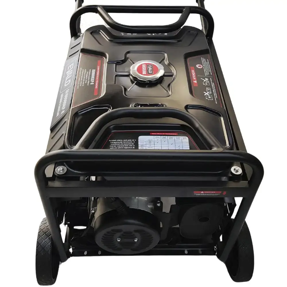 Gerador gasolina 9 KVA partida elétrica bivolt EG10000EXEEP-R Evald — fotografia 5