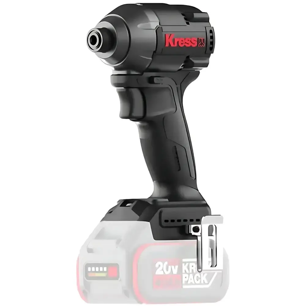 Chave de impacto brushless 1/4POL 20V 230NM sem bateria e carregador KUB61.9 Kress