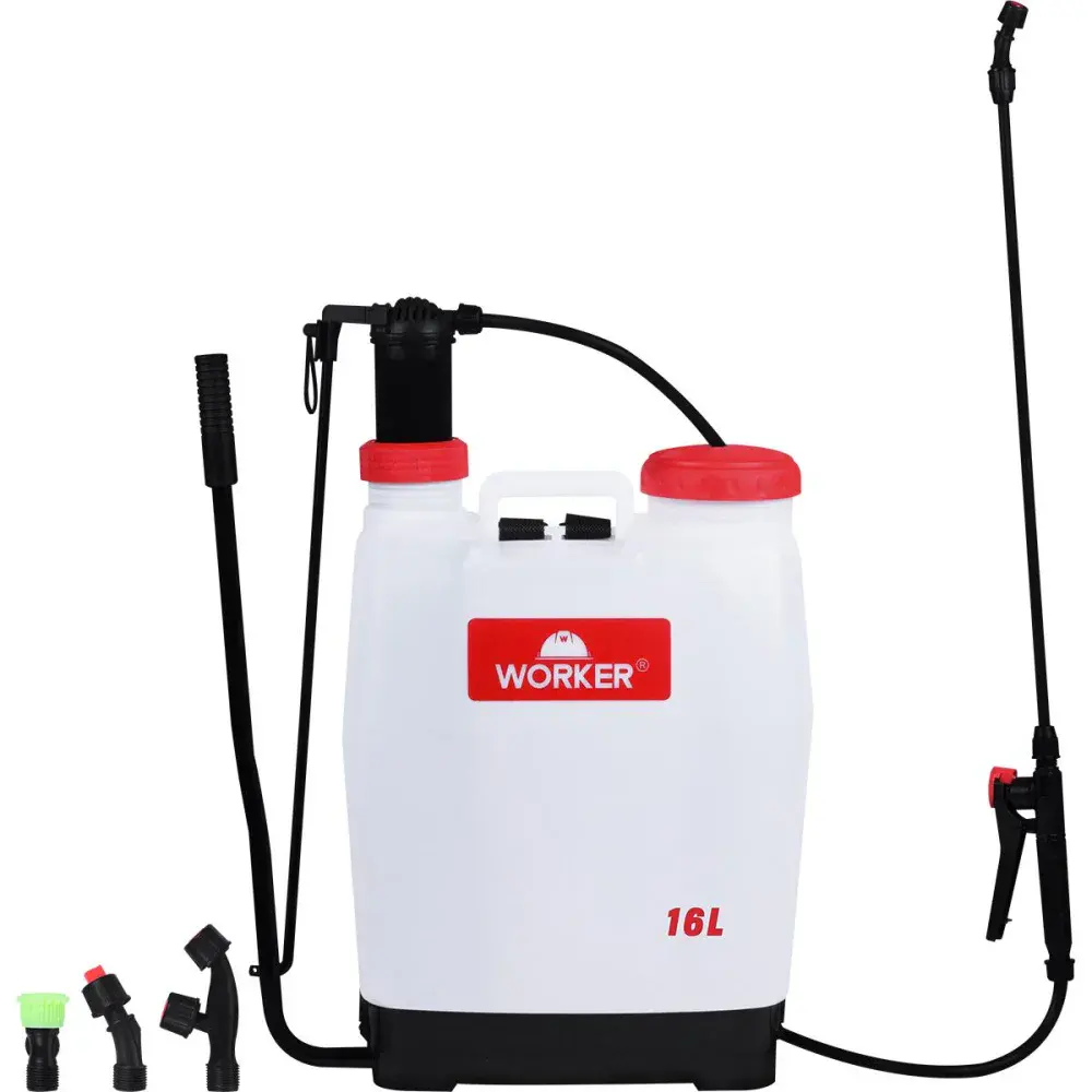 Pulverizador costal manual agrícola 16 litros Worker