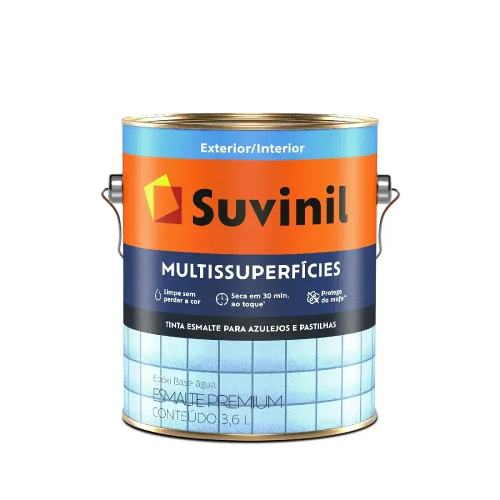 Tinta esmalte epóxi multissuperfícies branco 3,6L Suvinil — fotografia 2