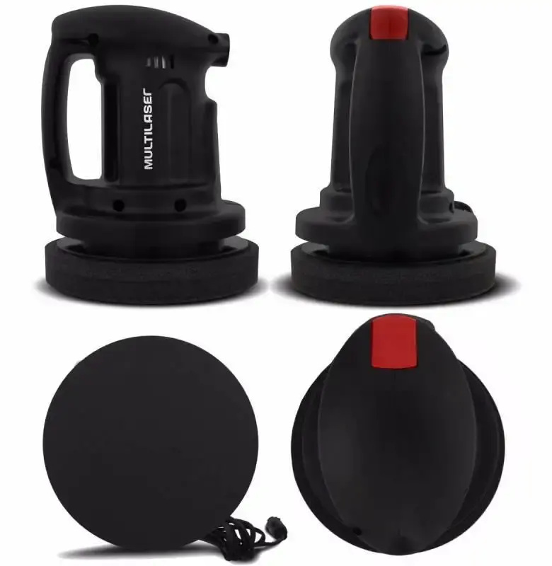 Politriz Orbital Automotiva 12V 6 POL 150MM Cabo 3.8M AU605 c/ 2 Boinas MULTILASER — fotografia 2