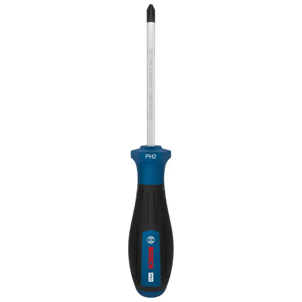 Chave Phillips Pro Pozidriv PZ2 x 100 mm 1600A039RZ000 BOSCH — fotografia de referência