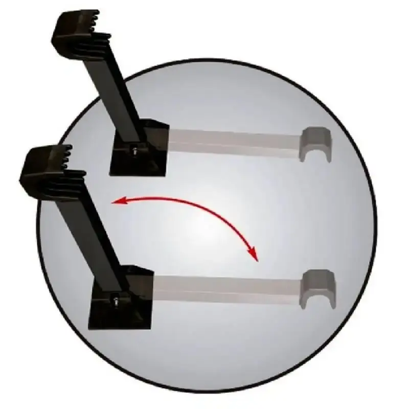 Suporte retrátil de parede para bicicleta B1100 Multilaser — fotografia 2