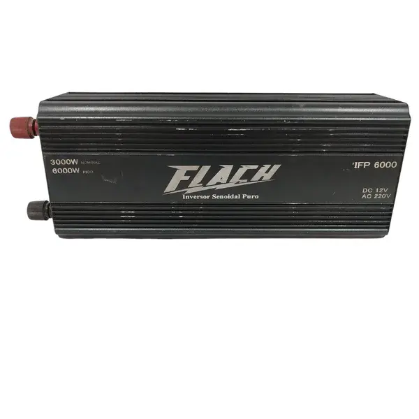 Inversor de tensão senoidal puro IFP6000 - 12V/220V - Flach - semi novo