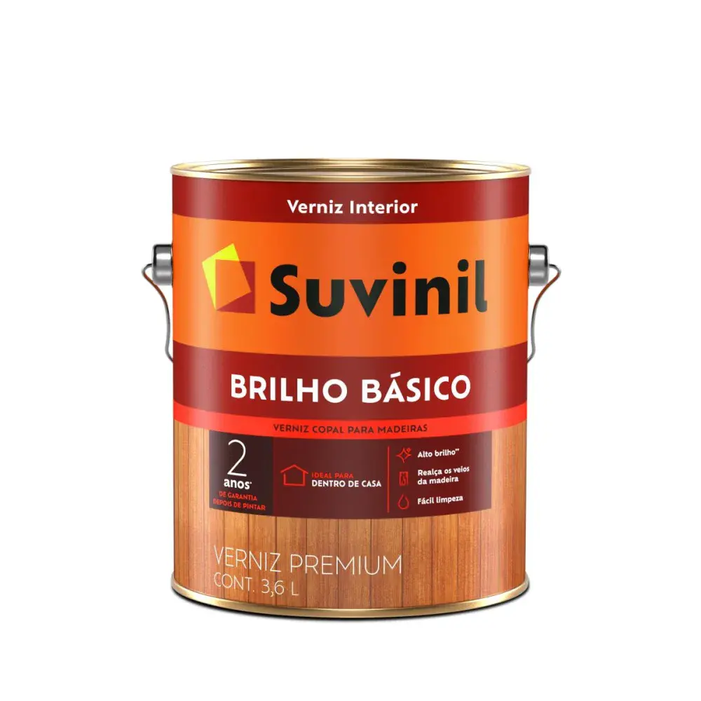 Verniz copal premium brilho básico 3,6L Suvinil