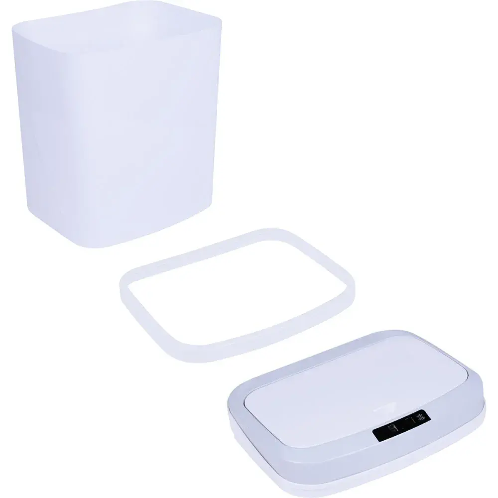 Lixeira automática usb branca 16L Kala — fotografia 4