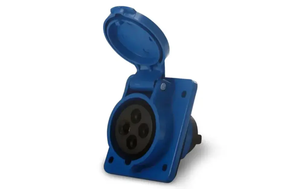 Tomada embutir 3P+T 16A 200/250V azul Soprano