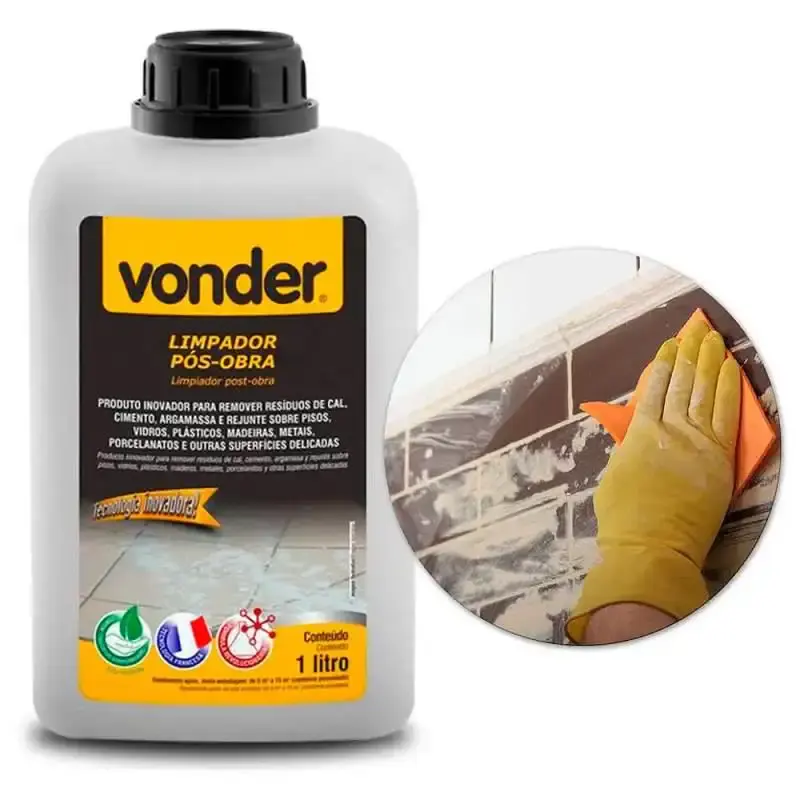 Limpador pós - obra 1 litro biodegradável Vonder — fotografia de referência