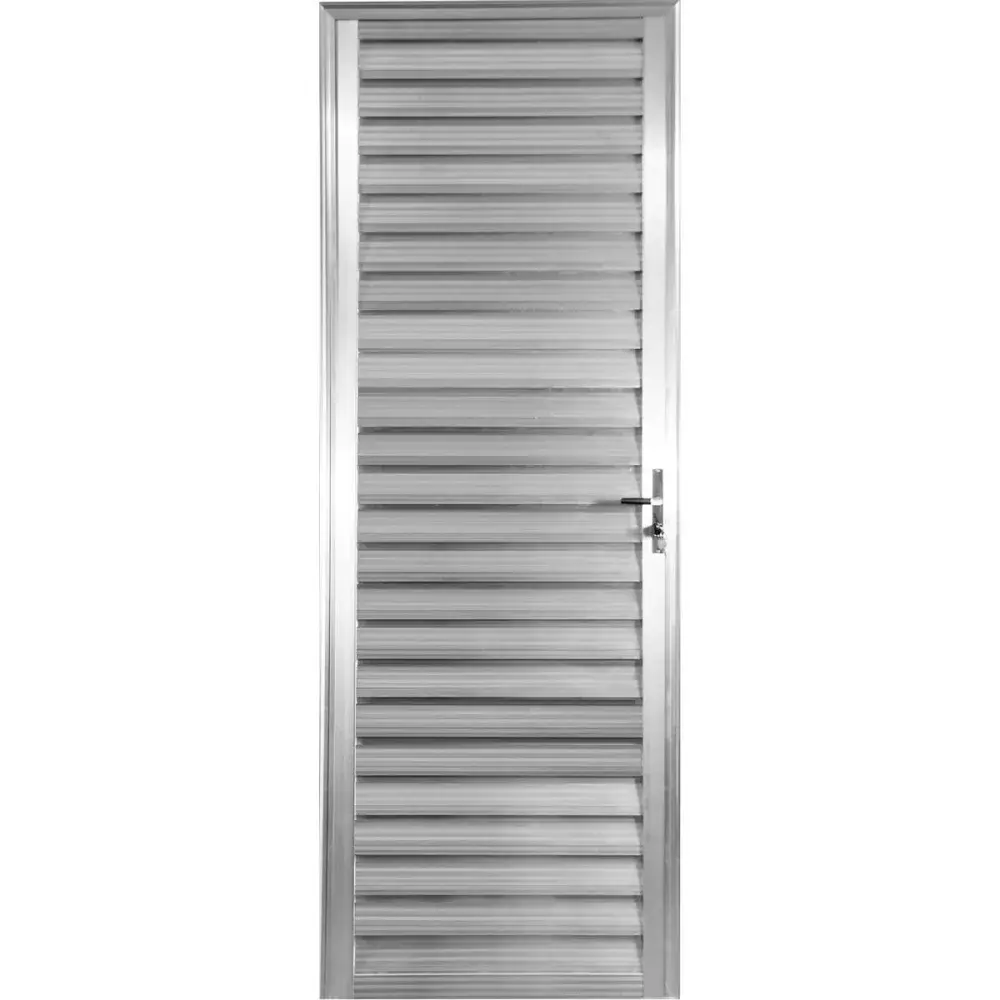 Porta veneziana spp em alumínio esquerda 210X70CM Aluvid — fotografia de referência