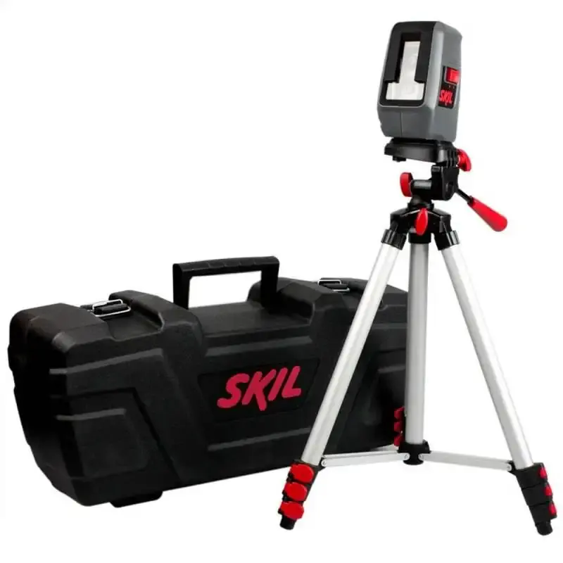 Nível à laser alcance 10 metros com maleta e tripé 0516 Skil
