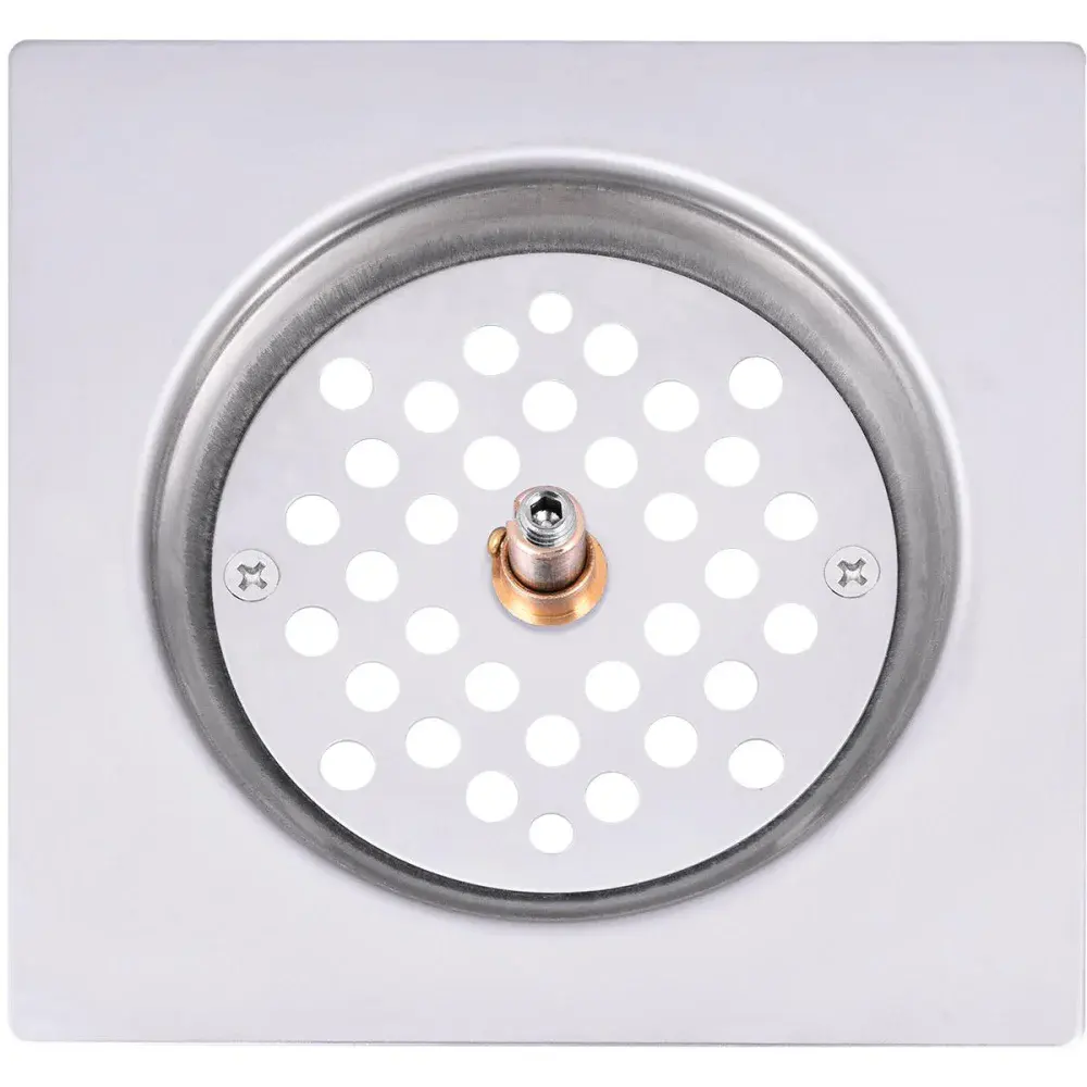 Ralo click quadrado em aço inox 9,5X9,5CM Liege
