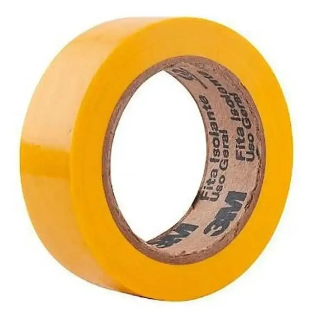 Fita Isolante 18 MM x 20 Metros Imperial Amarela 3M — fotografia 5