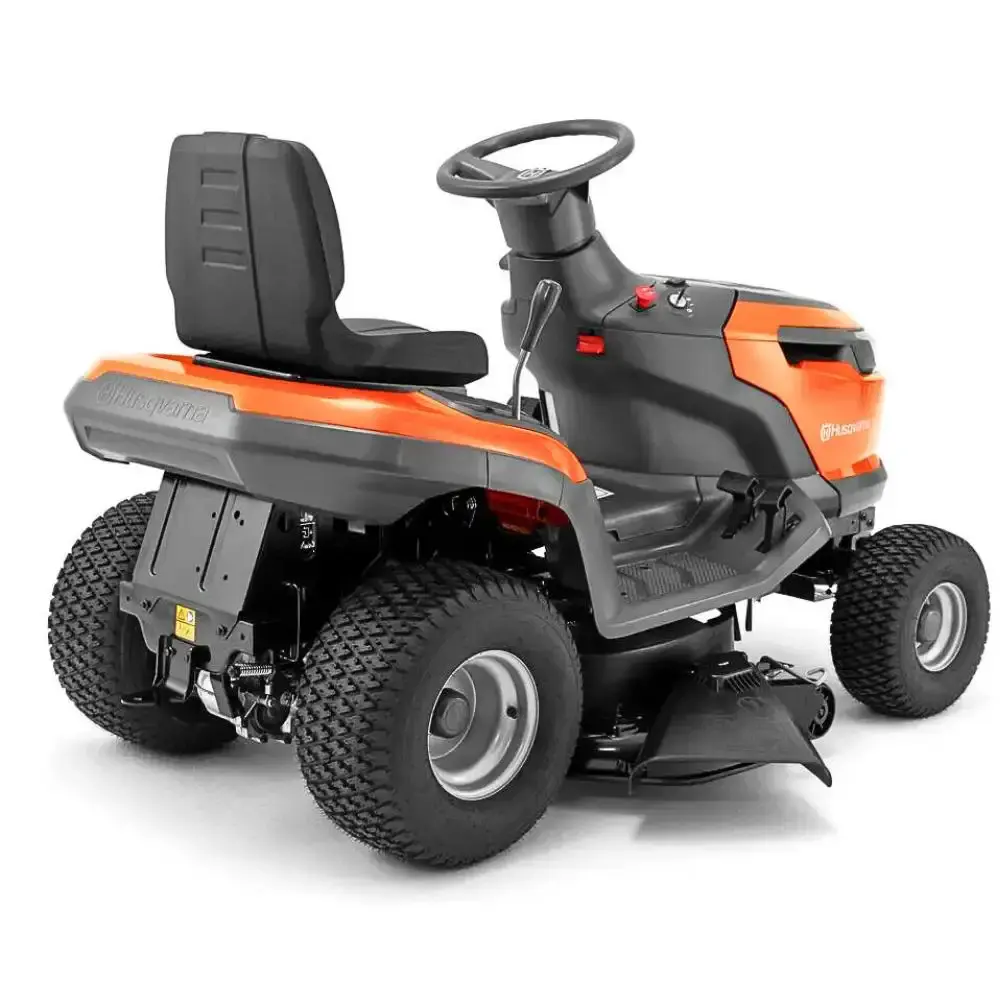 Trator cortador de grama gasolina 15 HP 4T TS 114 Husqvarna — fotografia 3