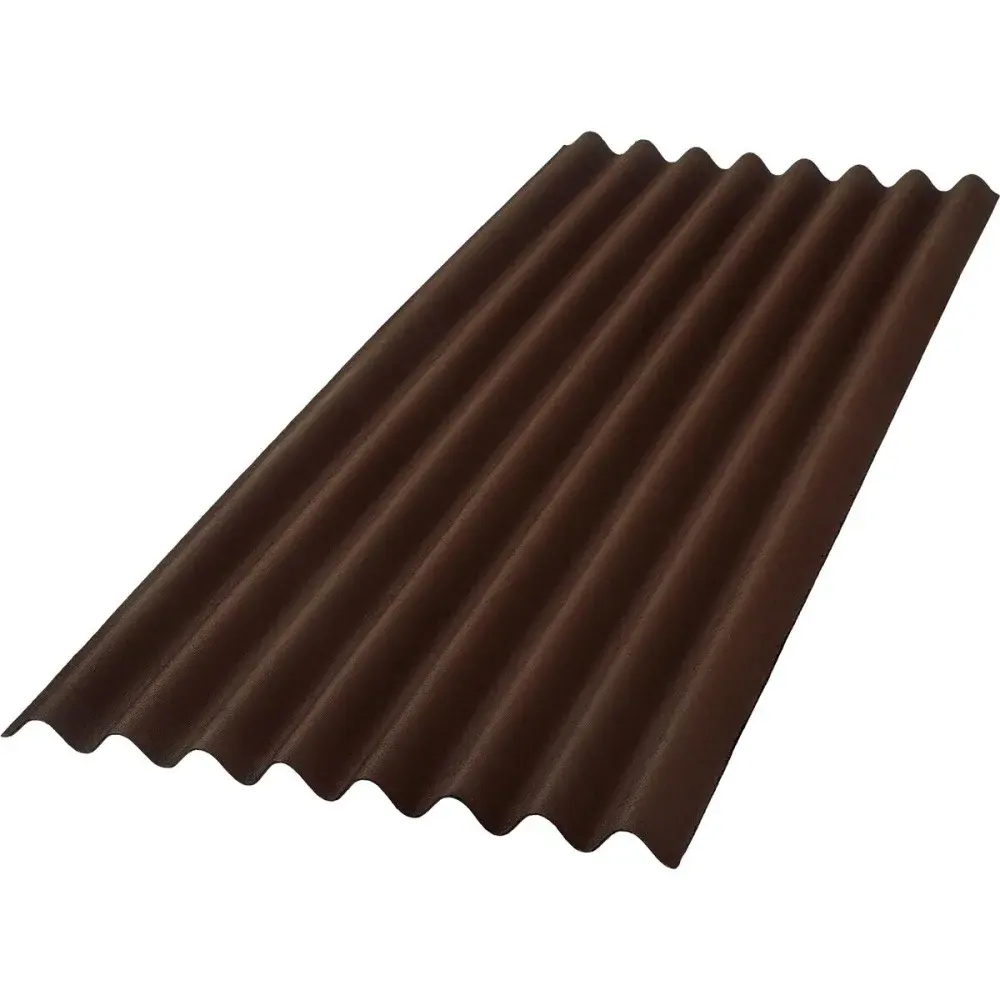 Telha ecológica clássica fit marrom 200X75CM Onduline