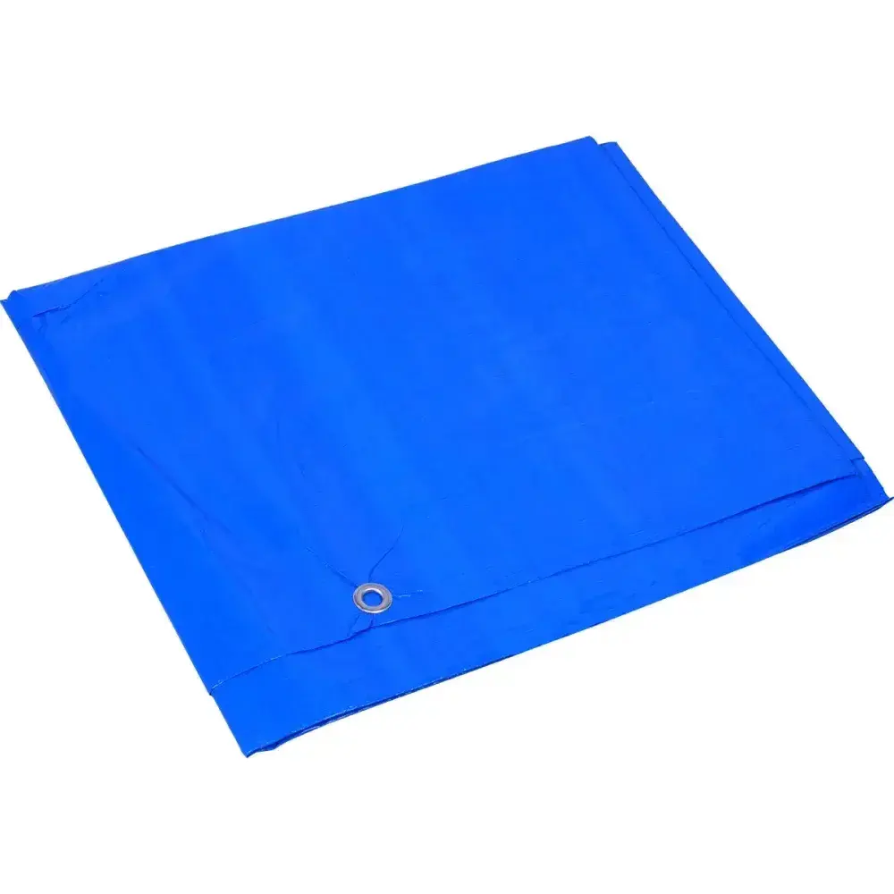 Lona encerada de polietileno 150 micras 2M x 2M azul Worker — fotografia 7