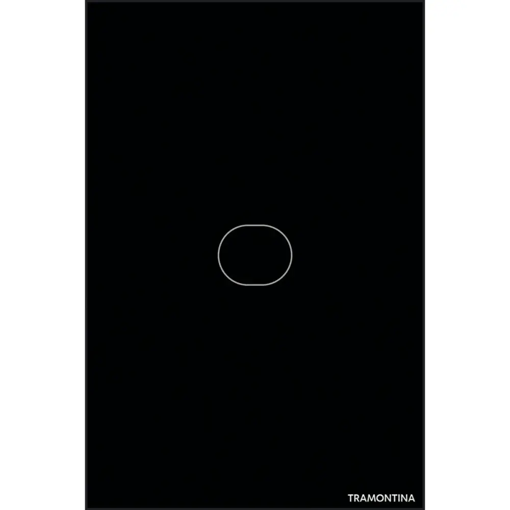 Interruptor touch smart com 1 canal preto Tramontina — fotografia 4