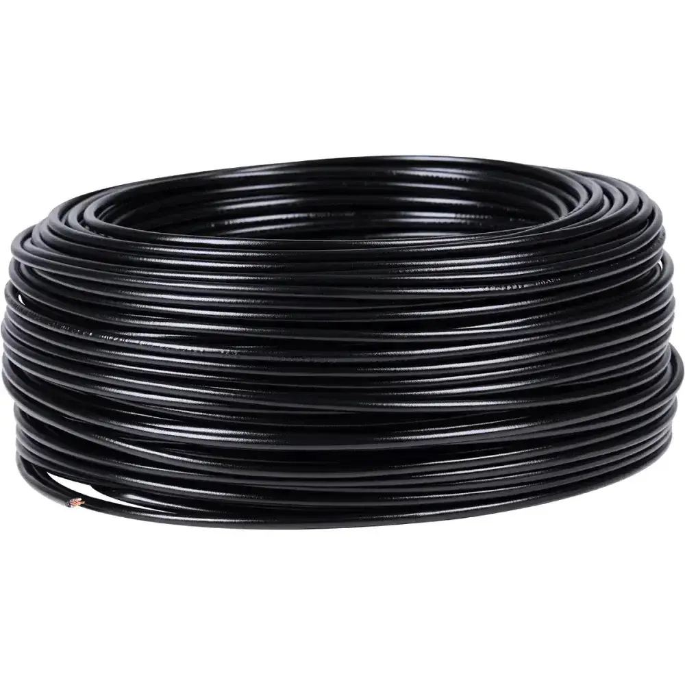 Cabo flexível 4MM 750V 100M preto Megatron — fotografia 6