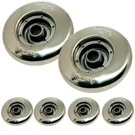 Dispositivo retorno inox 1.1/2 pol sobrepor 50MM 6 uni Sodramar — fotografia 2