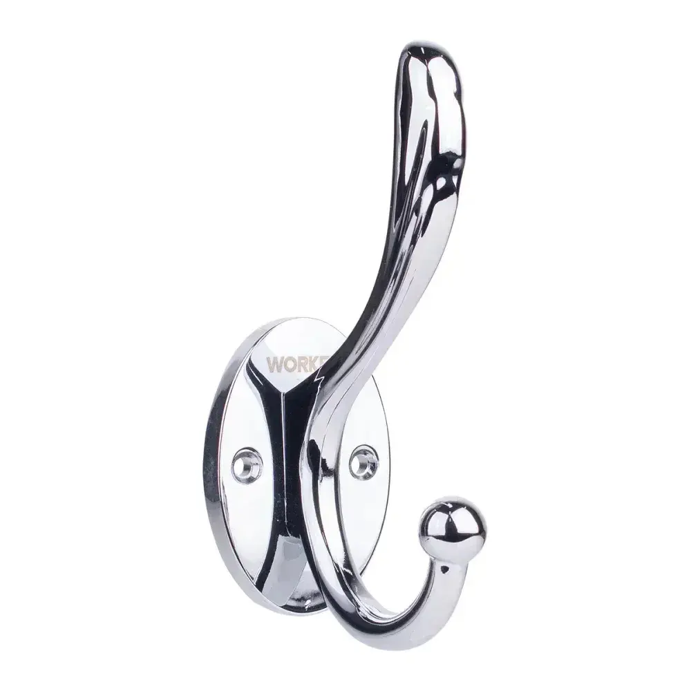 Gancho de parede duplo - cor cromo Worker — fotografia 5