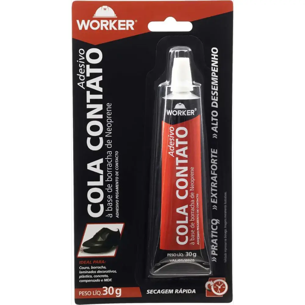 Adesivo cola contato Worker 30G — fotografia 2