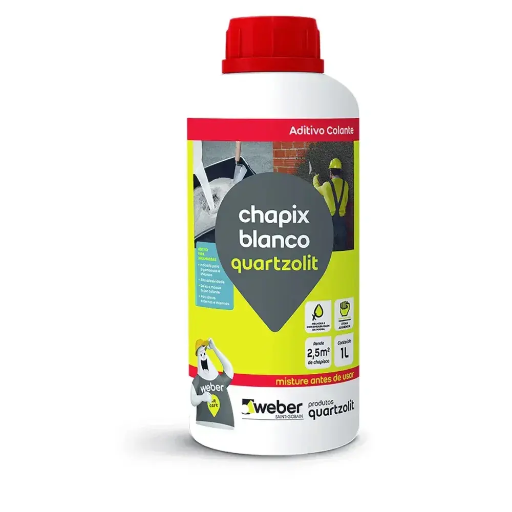 Adesivo argamassa chapix blanco 1 litro Quartzolit