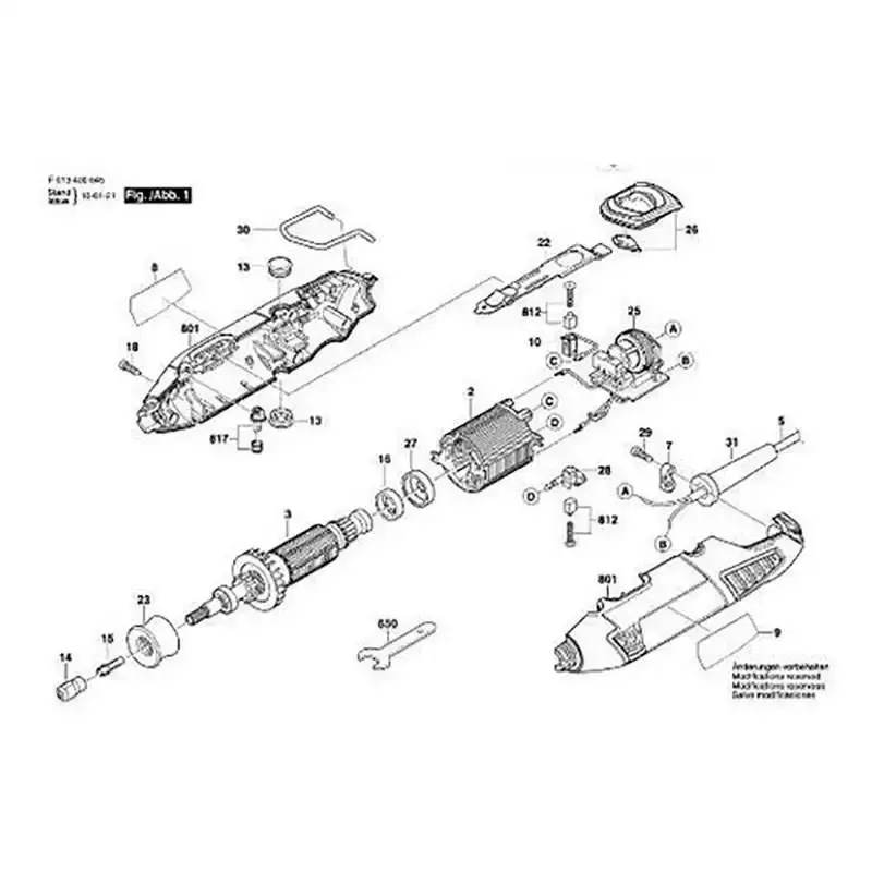 Induzido para mini retífica 4000 Dremel 220 V — fotografia 3