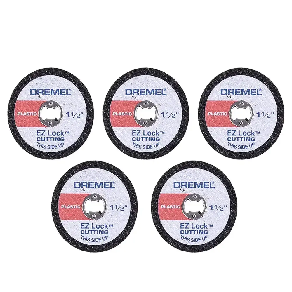 Kit discos corte de plástico 5 peç 38MM ez lock Dremel — fotografia 8