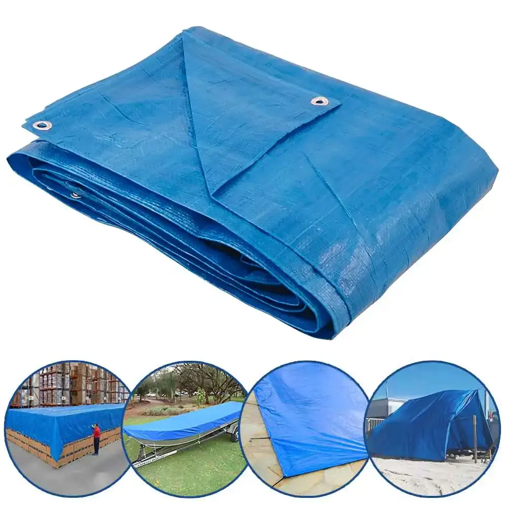 Lona 10 x 4 Metros 100 Micras Leve Azul NOVE54
