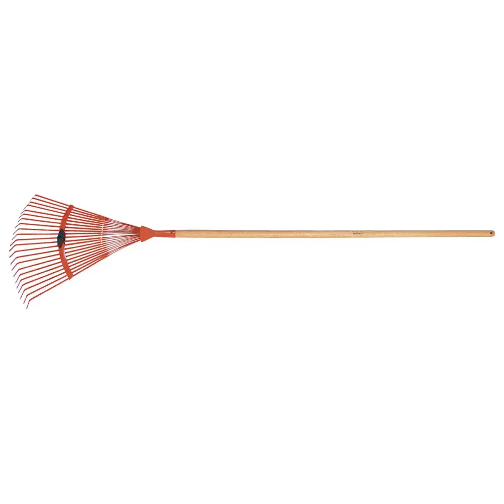 Vassoura jardim 22 dentes cabo 120CM Tramontina — fotografia de referência